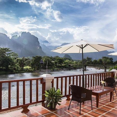 Thavisouk Riverside Hotel Vangviang Kültér fotó