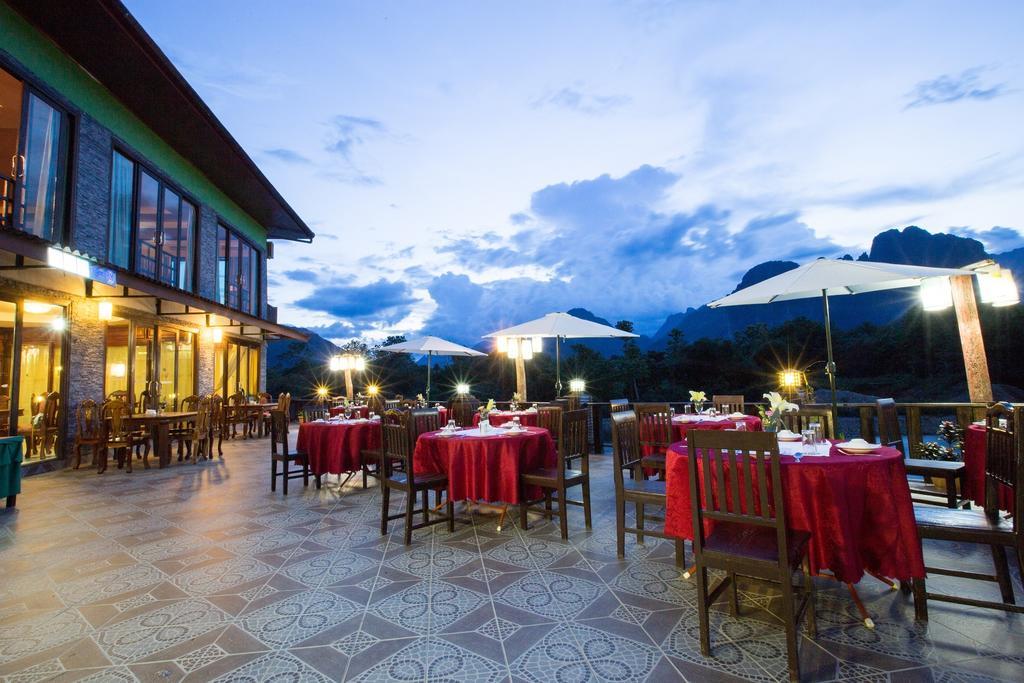 Thavisouk Riverside Hotel Vangviang Kültér fotó