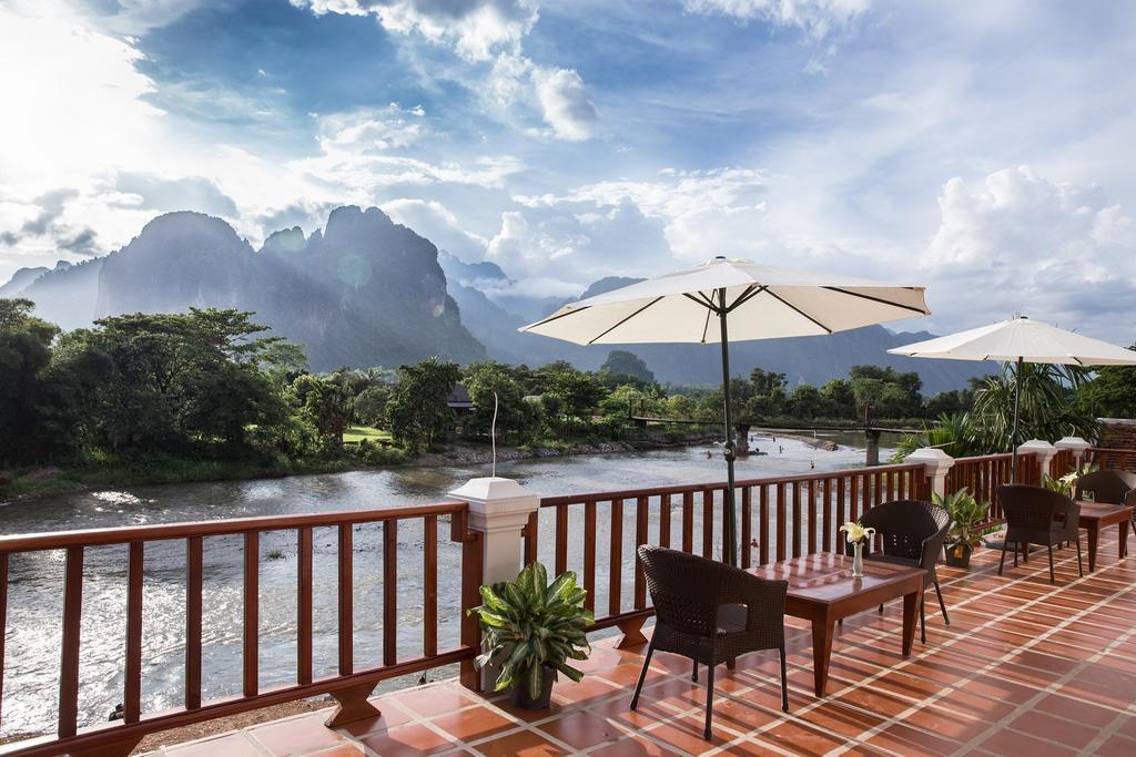 Thavisouk Riverside Hotel Vangviang Kültér fotó