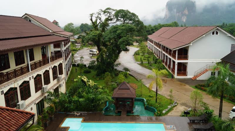 Thavisouk Riverside Hotel Vangviang Kültér fotó